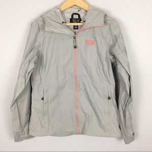 Mountain Hardware Gray Hooded Rain Slicker